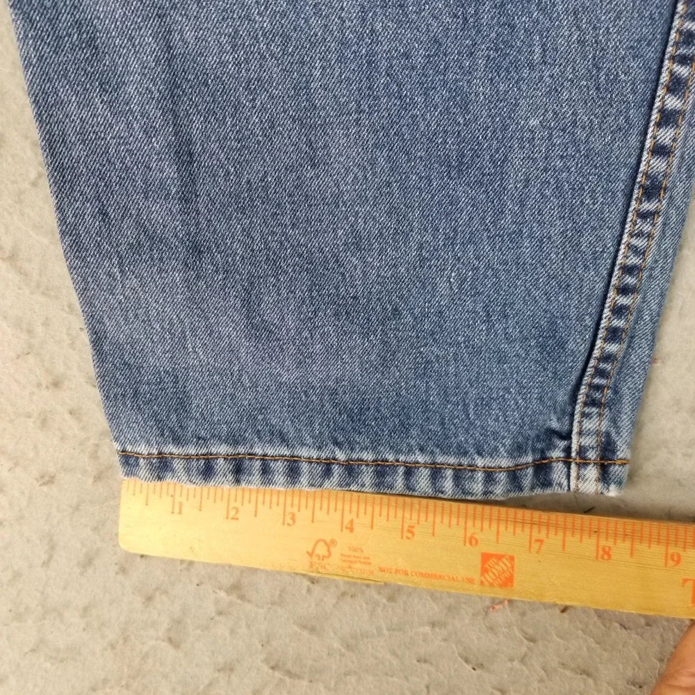 Levis Jeans Mens 36x32 Blue 550 Relaxed Fit Tapered Leg Denim Cotton 00550-4891